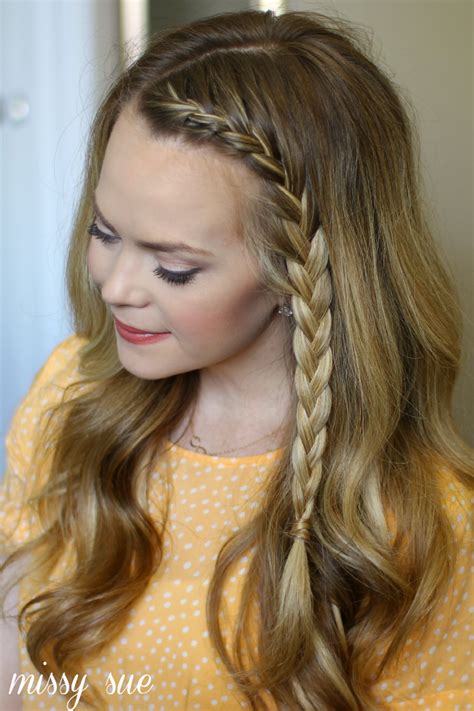 hairstyle with braids in front|braid across front of head.